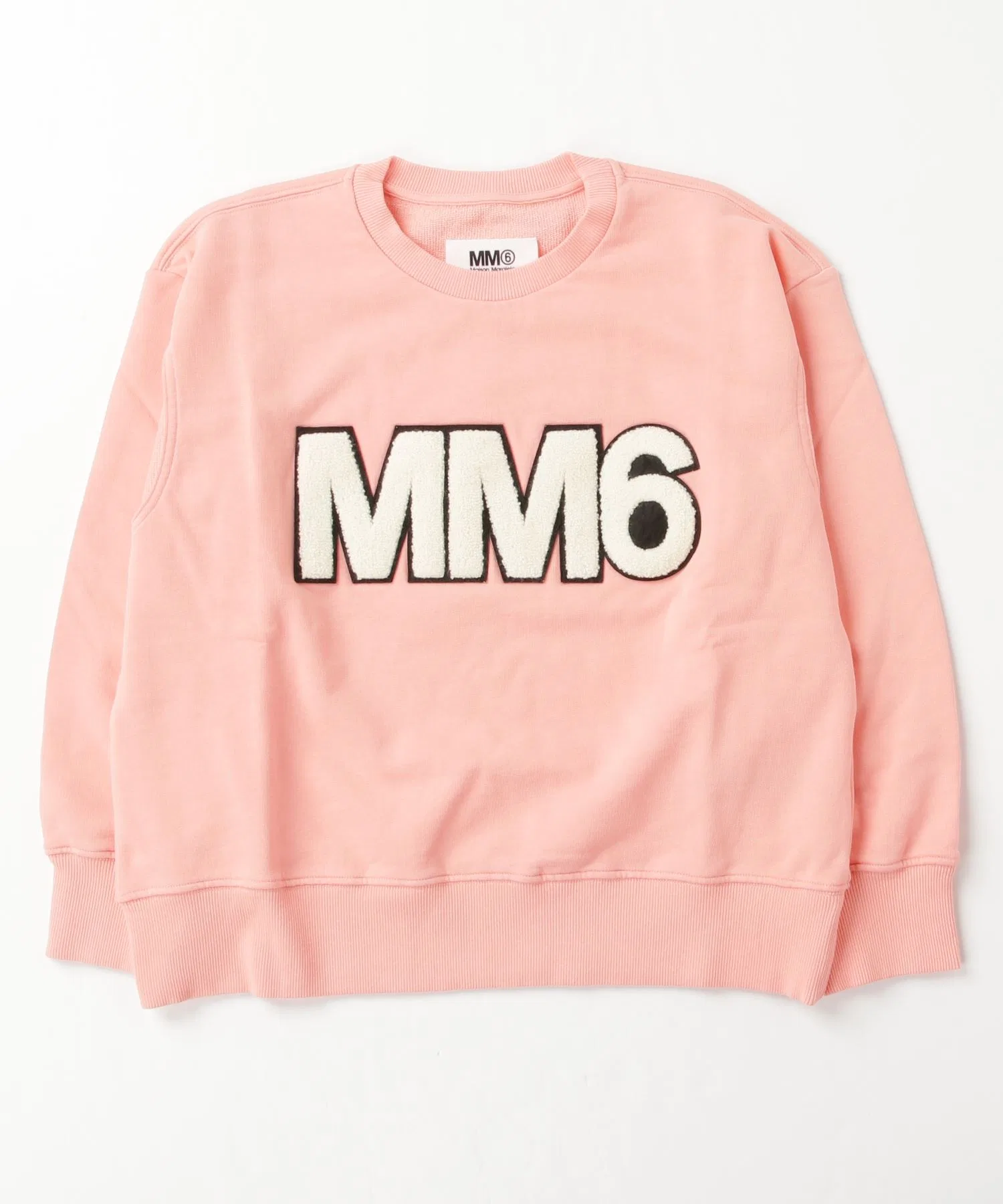 MM6 Maison Margiela Детская и подростковая толстовка с длинными рукавами и логотипом бренда — фото 3