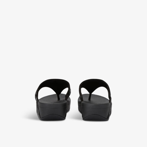 Плетеные сандалии Lulu, украшенные блестящими стразами Fitflop, черный — фото 4