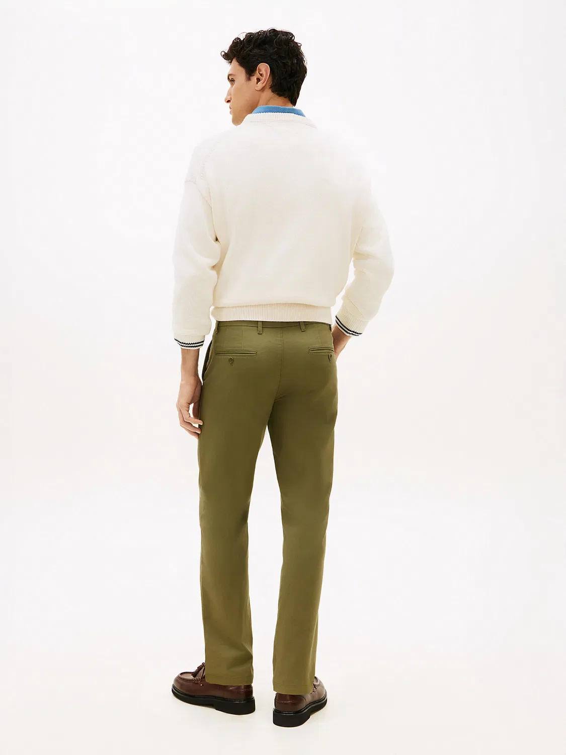 Обычные брюки-чиносы 'Дентон' Tommy Hilfiger, Olive — фото 4