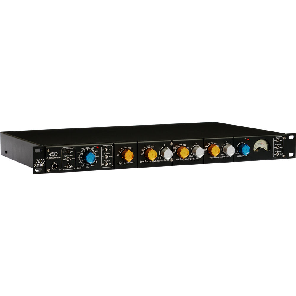 

Микрофонный предусилитель Chameleon Labs 7603 XMod Microphone Preamp and EQ 7603XMOD