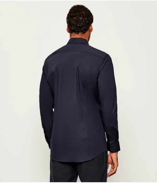 H-Hank-S-Kent-C3-253 футболка slim fit Boss, темно-синий — фото 3