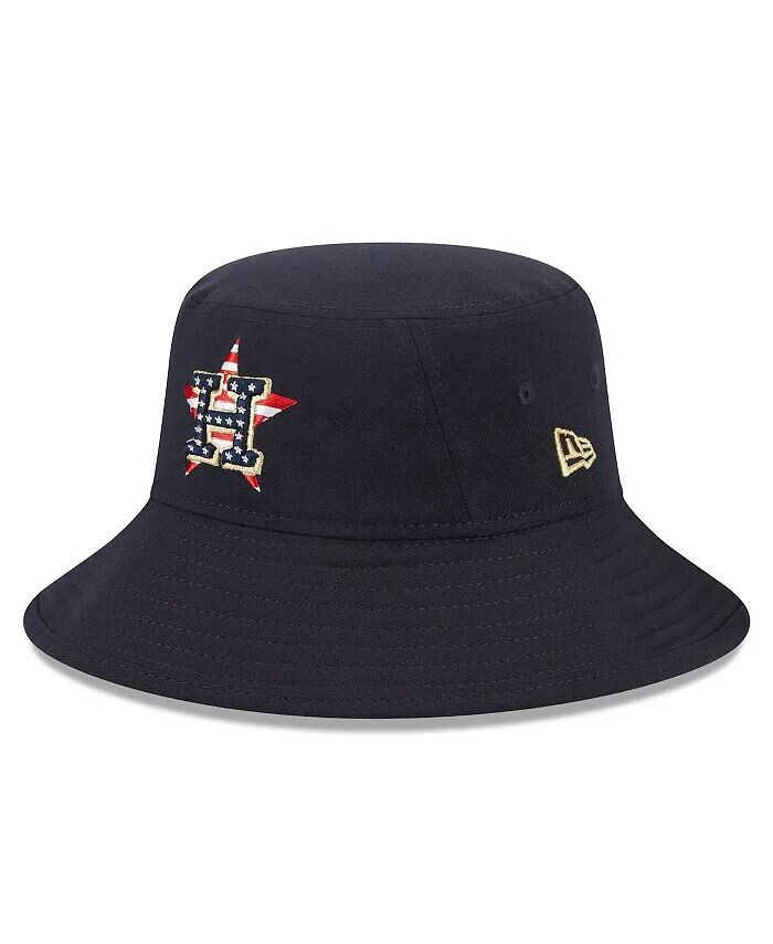 

Мужская темно-синяя панама Houston Astros 2023 Четвертое июля New Era
