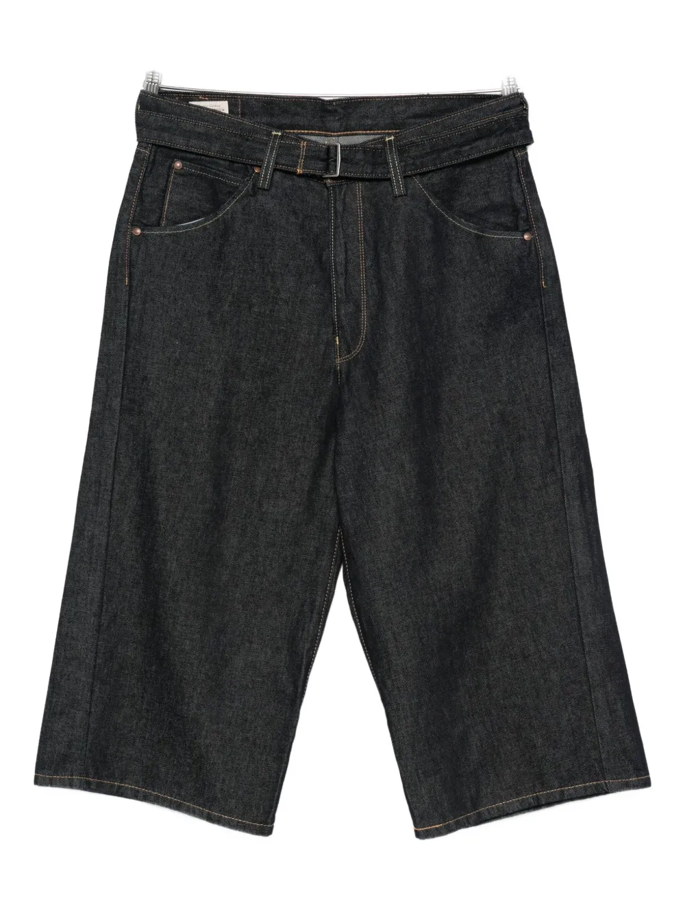 

Джинсовые шорты с поясом Levi's, синий