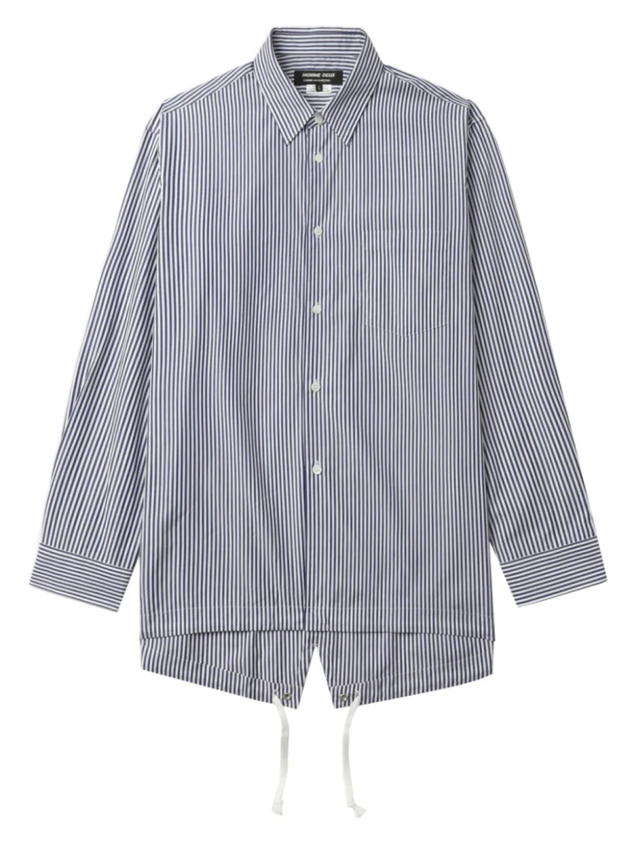 

Рубашка в полоску Comme des Garçons Homme Deux, синий