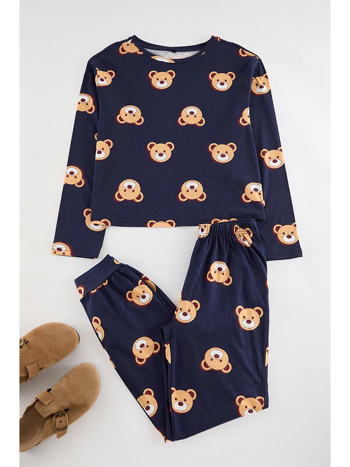 

Trendyol Темно-синяя пижама