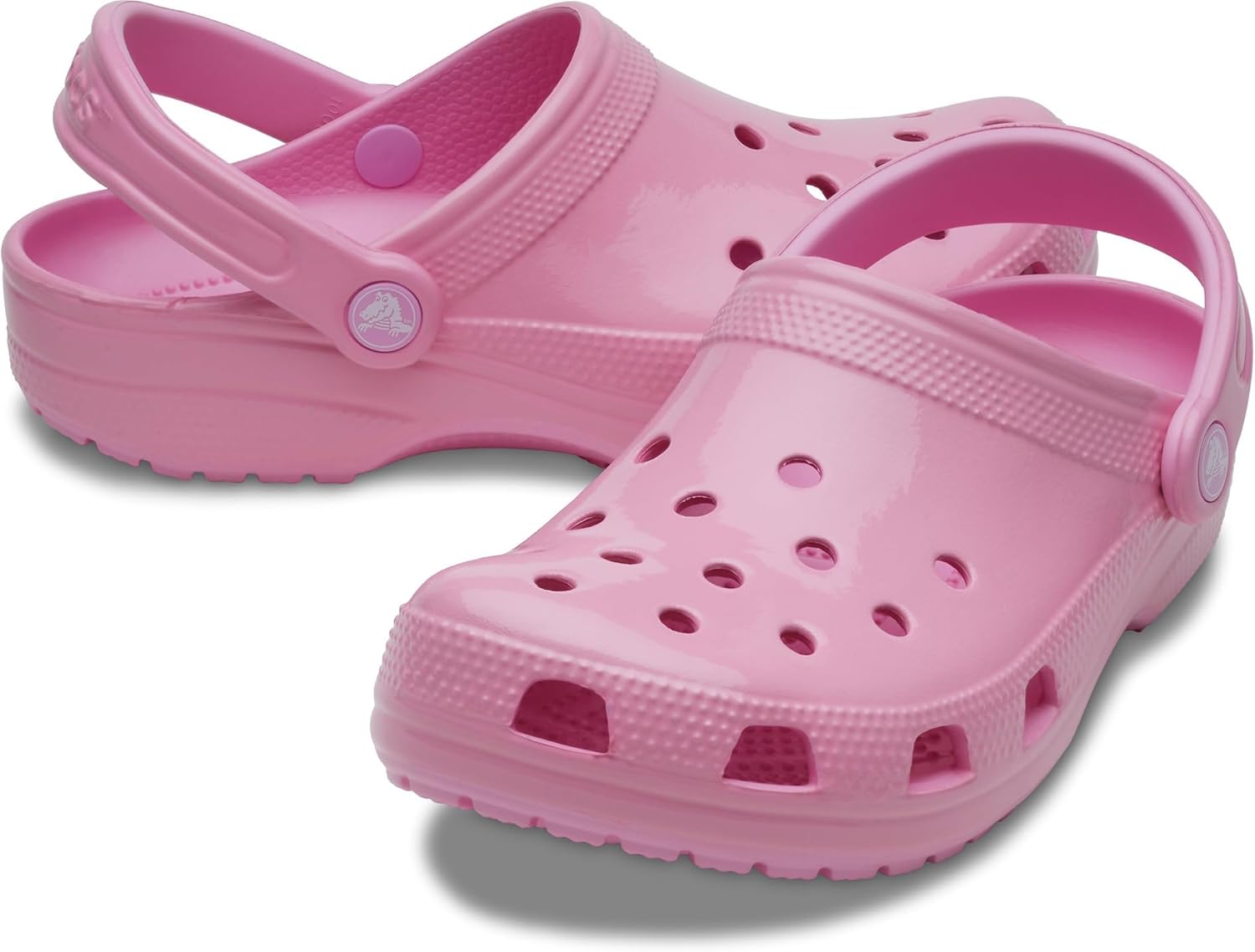 

Кроксы для взрослых унисекс Classic High Shine Crocs, розовый