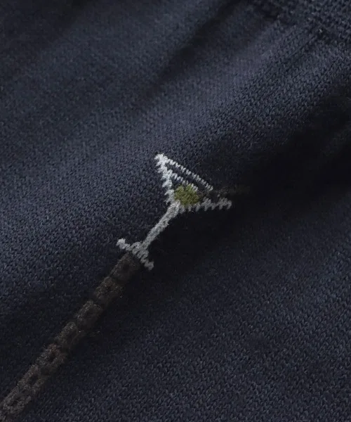 Носки высокие Polo Ralph Lauren из мериносовой шерсти с медведем, пара, черные — фото 4