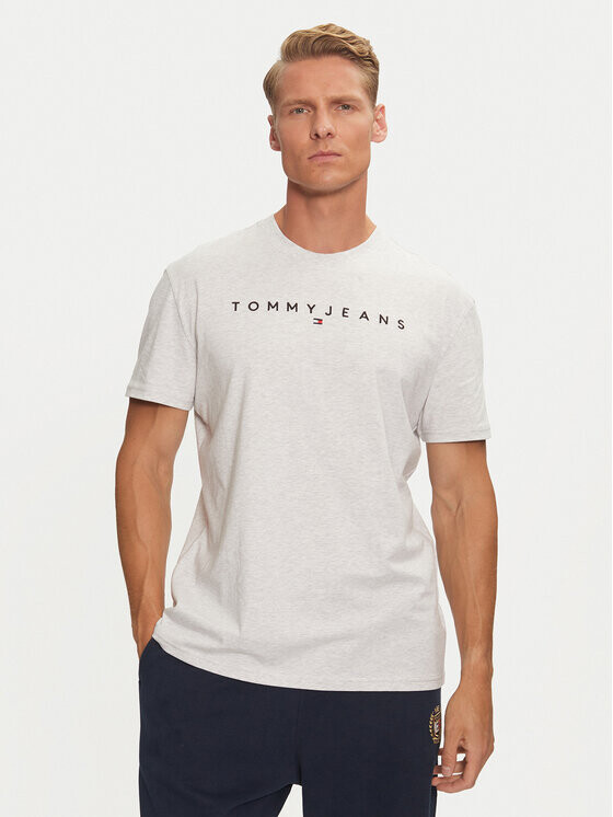

Футболка стандартного кроя Tommy Jeans, серый