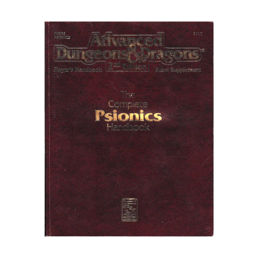 

Complete Psionics Handbook (2nd Printing), Advanced Dungeons & Dragons (2nd Edition) - Player's Guides & Books, мягкая обложка