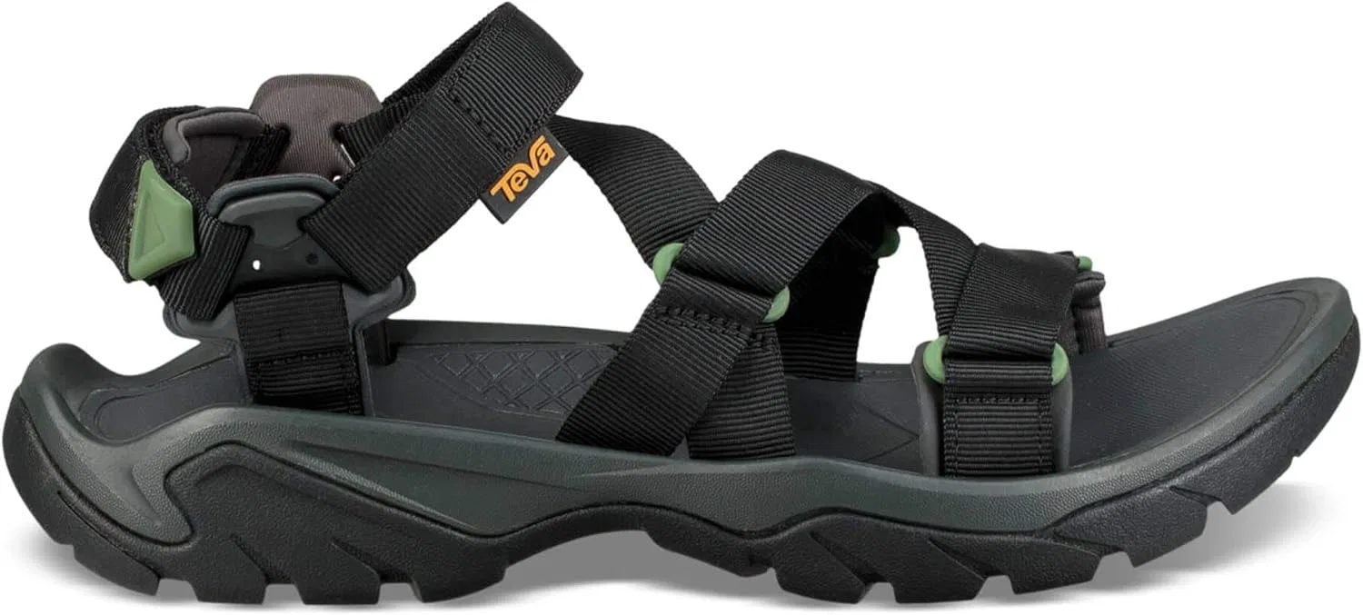Мужские сандалии Teva Terra Fi 5 Sport с открытой пяткой, черные, 1 шт