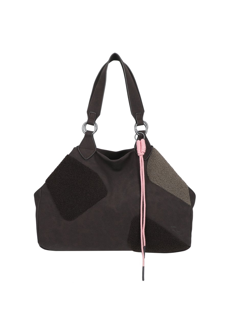 

Сумка-шоппер Fritzi aus Preußen SHOPPER IZZY MEDIUM LIMITED HAPPY, Dunkelbraun/Anthracite