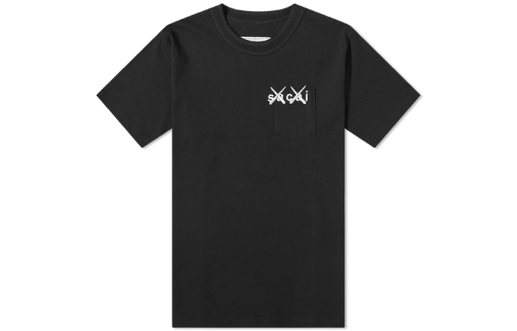 

Футболка KAWS X с вышивкой Sacai, белый