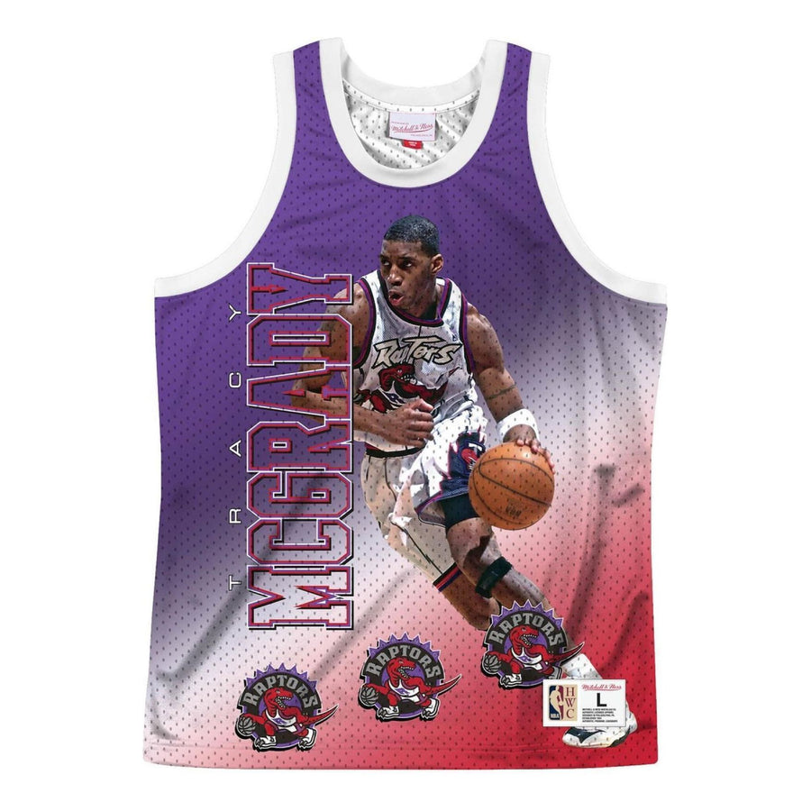 

Джерси Mitchell & Ness x NBA Toronto Raptors Behind The Back Jersey 'Tracy Mcgrady 1', красный