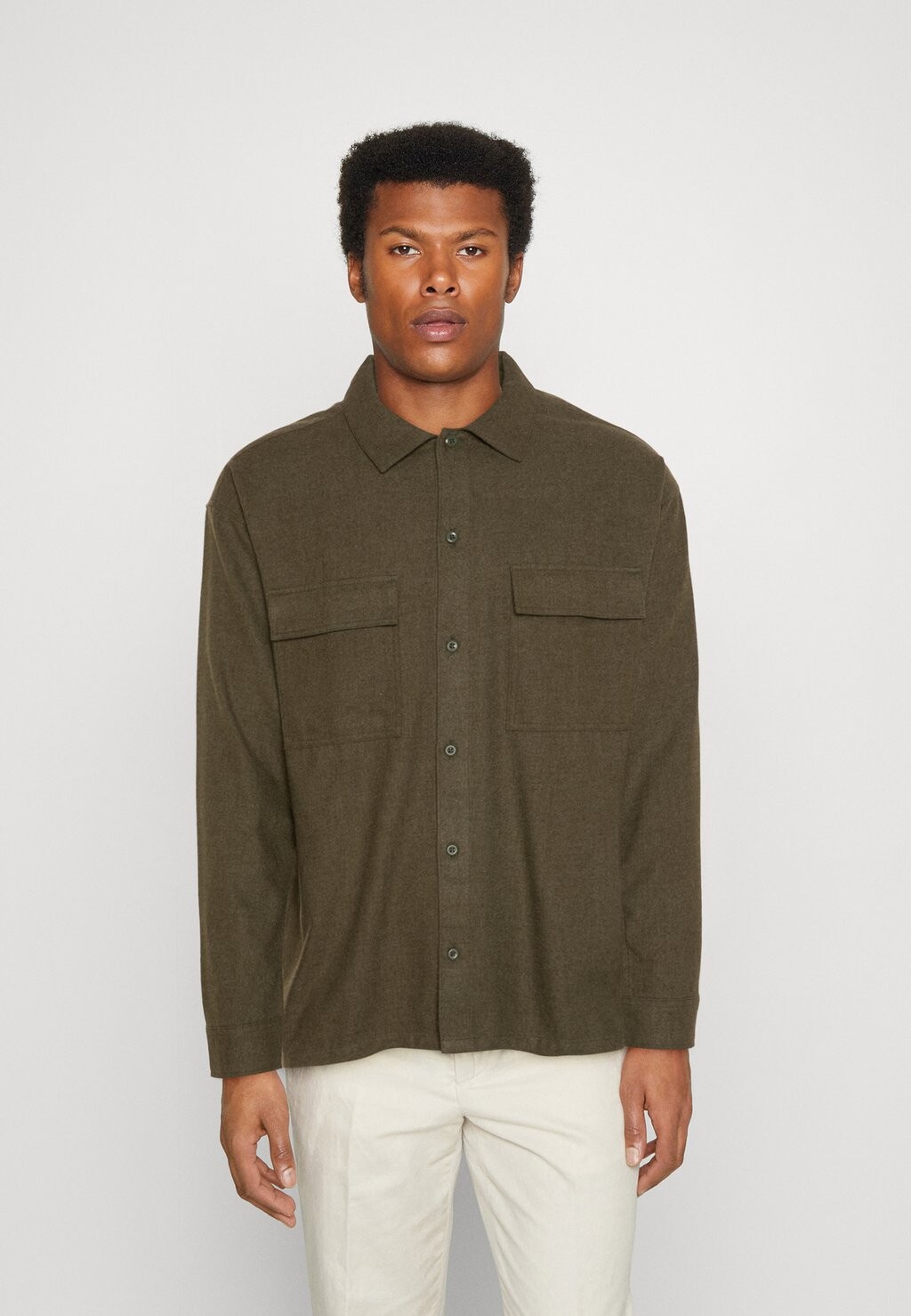 

Рубашка Jcodust Parachute Jack & Jones, цвет olive night