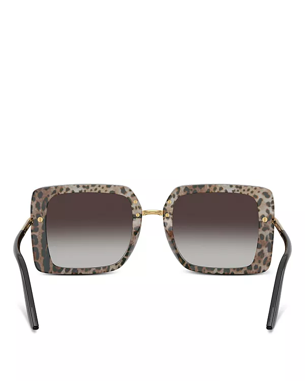 Квадратные солнцезащитные очки Dg4491, 52 мм Dolce & Gabbana, желтый — фото 4