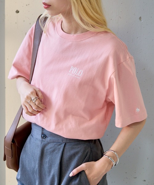 

POLO BCS Футболка-поло классическая с принтом ZOZO, унисекс, розовый