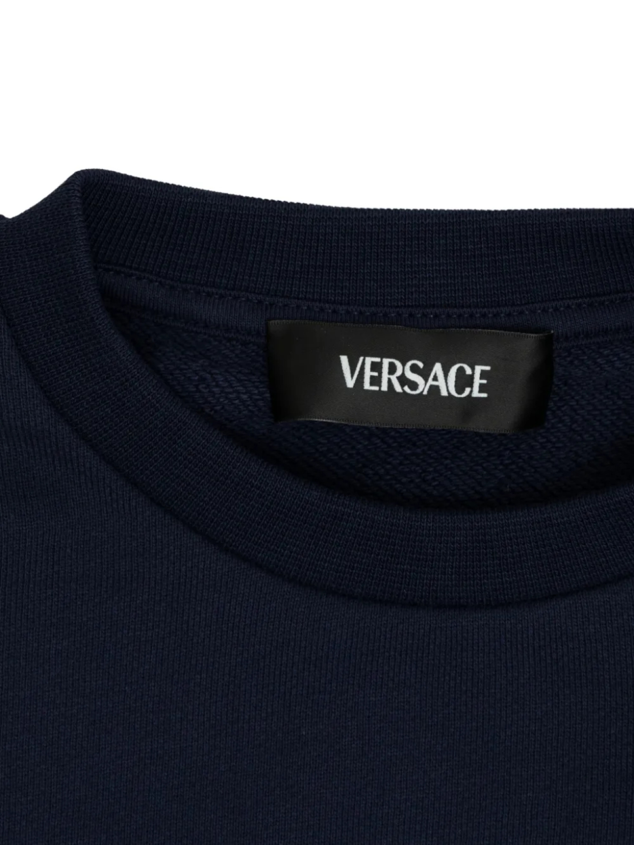 Толстовка, украшенная кристаллами Versace Kids, синий — фото 4