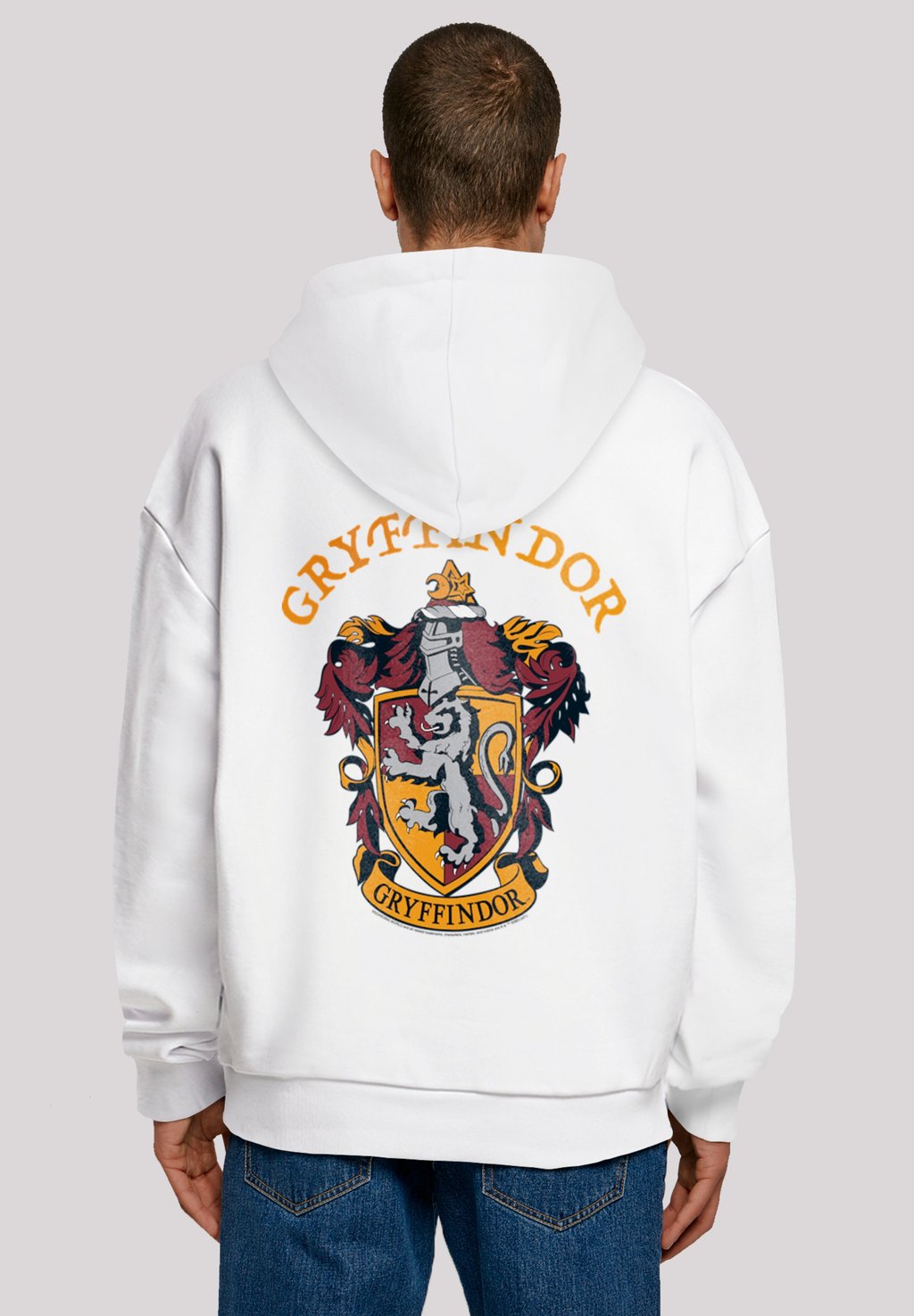 

Толстовка с капюшоном HARRY POTTER GRYFFINDOR LOGO - Sweatshirt F4NT4STIC, белый