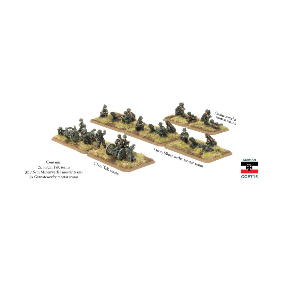 

Оружие компании, Flames of War - WWII - German - Artillery, AA, AT & AFV's
