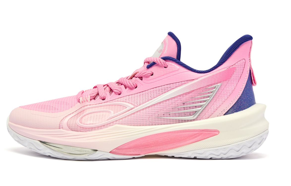 

QIAODAN Износостойкие баскетбольные кроссовки Rebound Low top для детей Pink для подростков