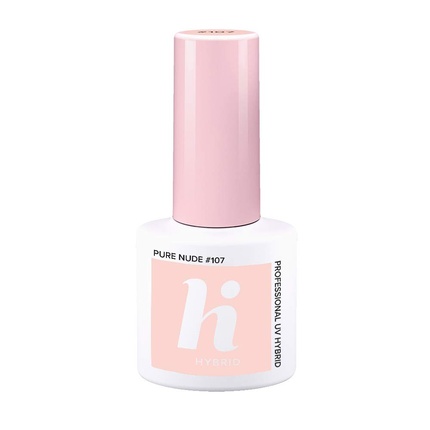 

#107 Лак для ногтей Pure Nude, 5 мл, Hi Hybrid