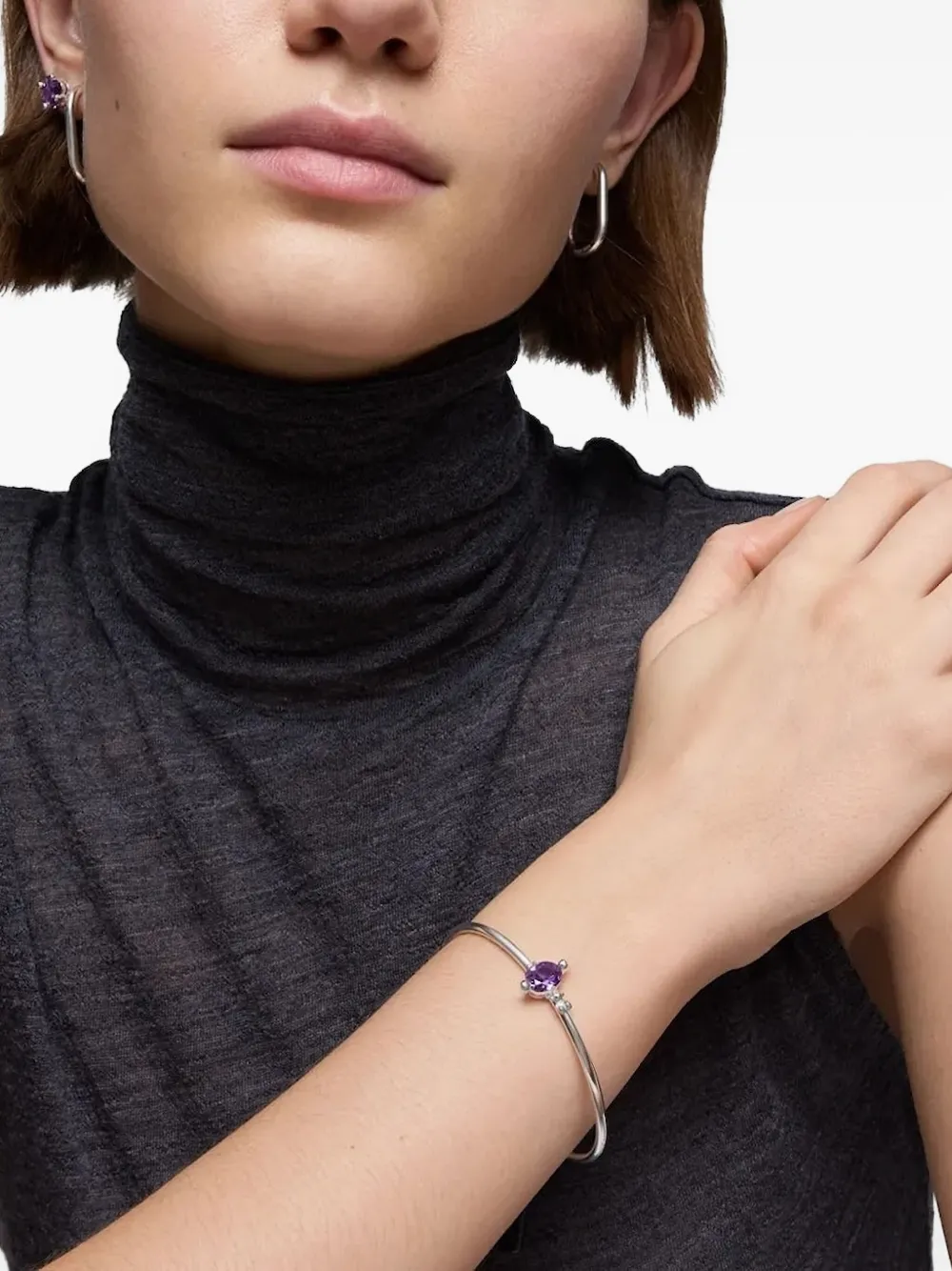 

Браслет с аметистом TOUS, серебряный