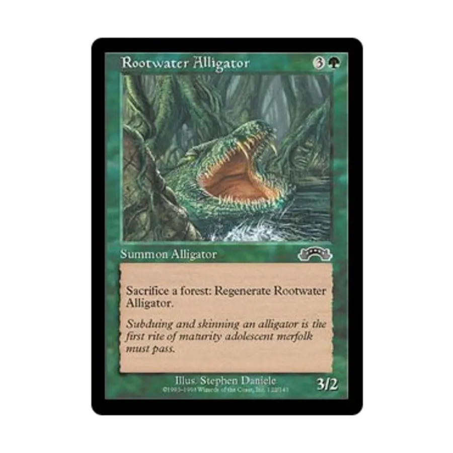 

CCG Корневой аллигатор (C), MTG - Exodus