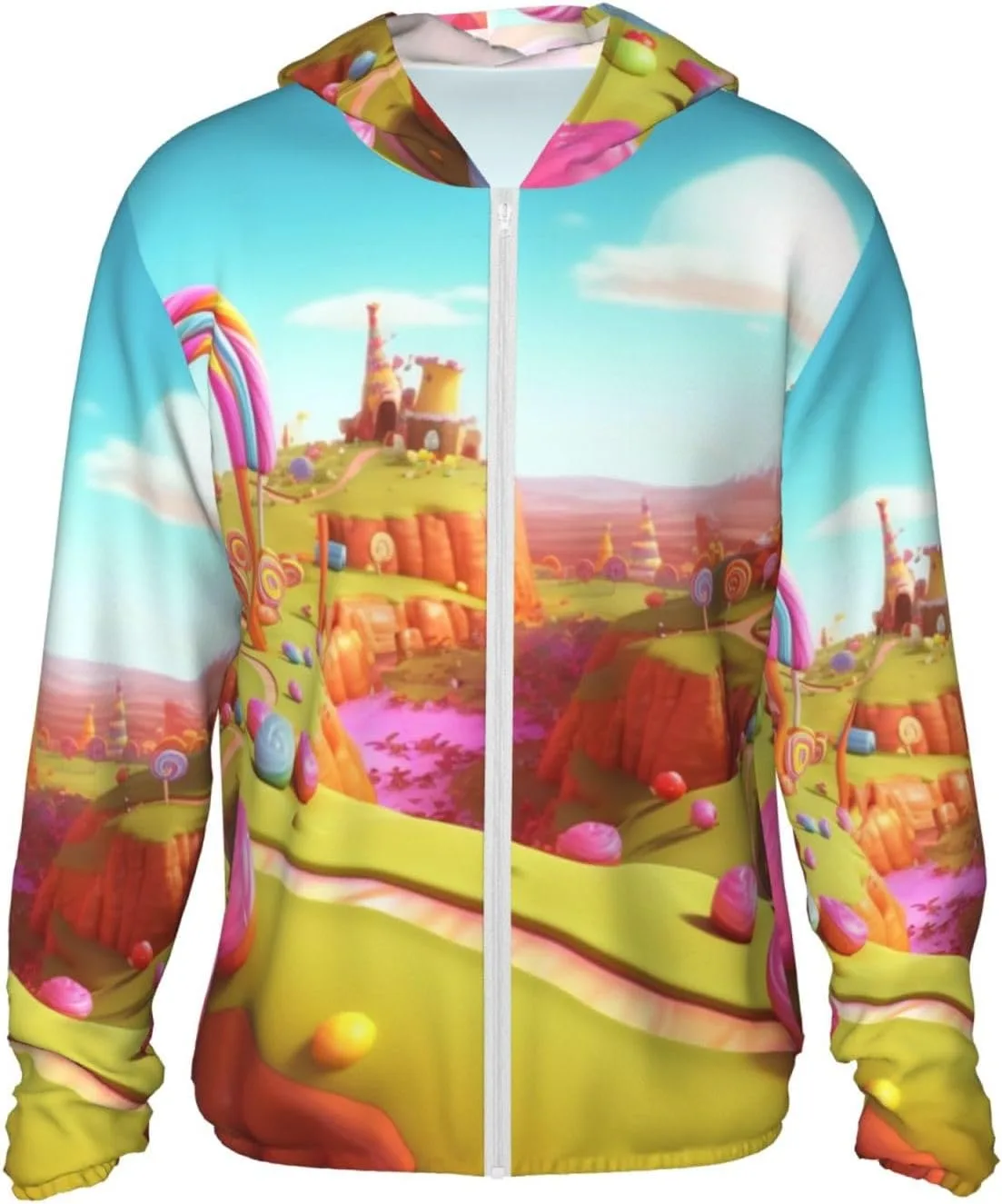 

Candy Land Unisex Sun Protection Hoodie UPF 50+ GDSHJKLW