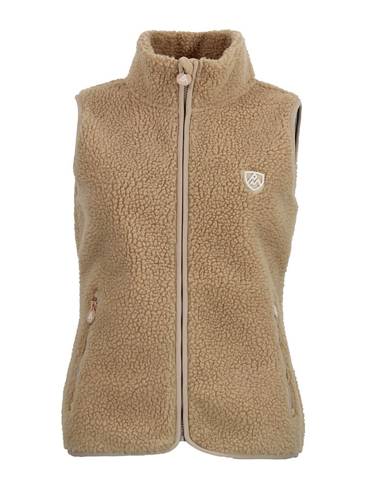 

Peak Mountain Флисовый жилет «Абейль» светло-коричневого цвета