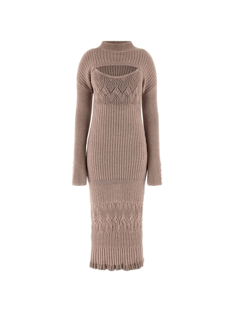 

Вязаное платье GUESS, Dark beige