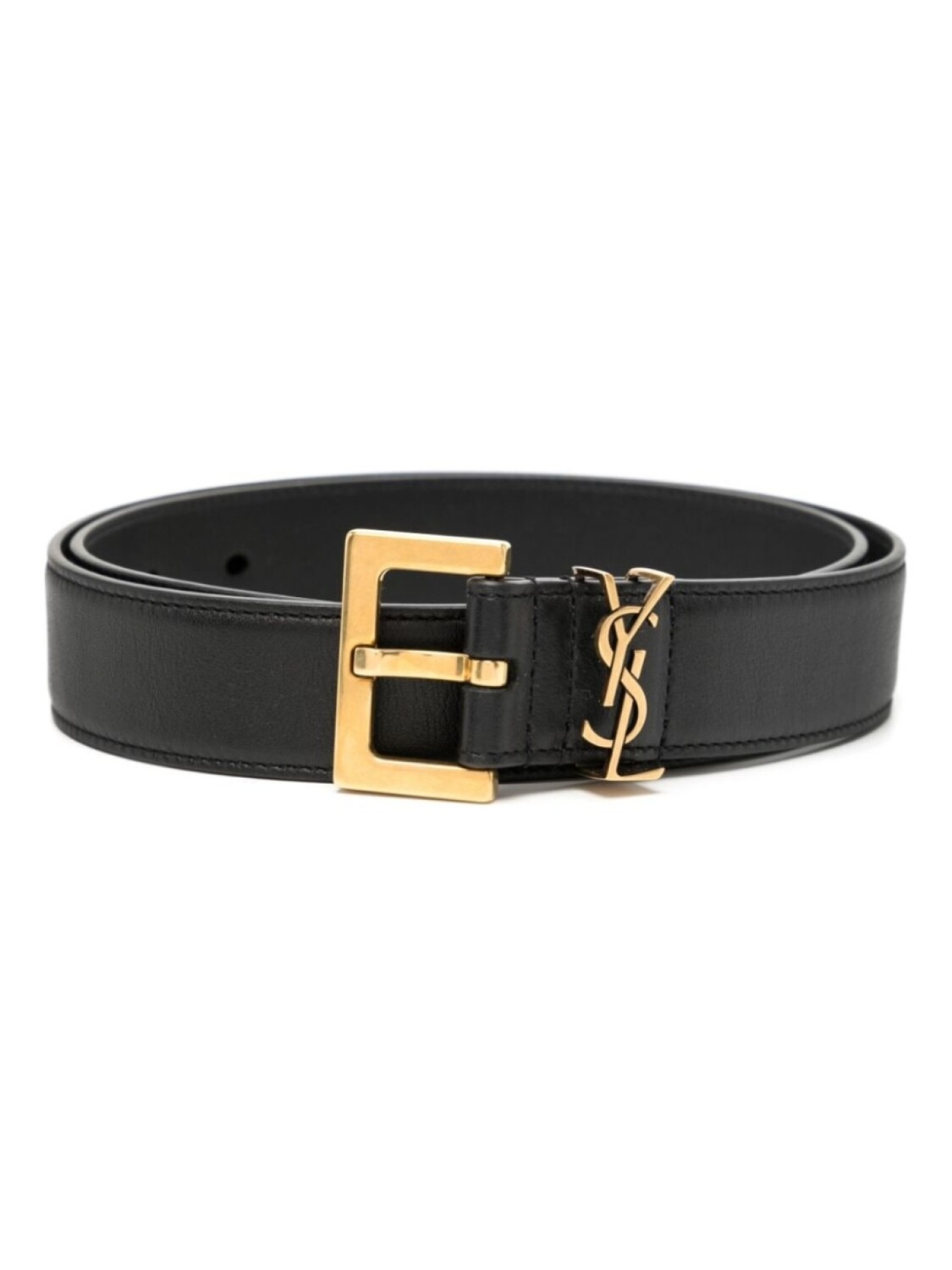 

Saint Laurent ремень с декором Cassandre, черный