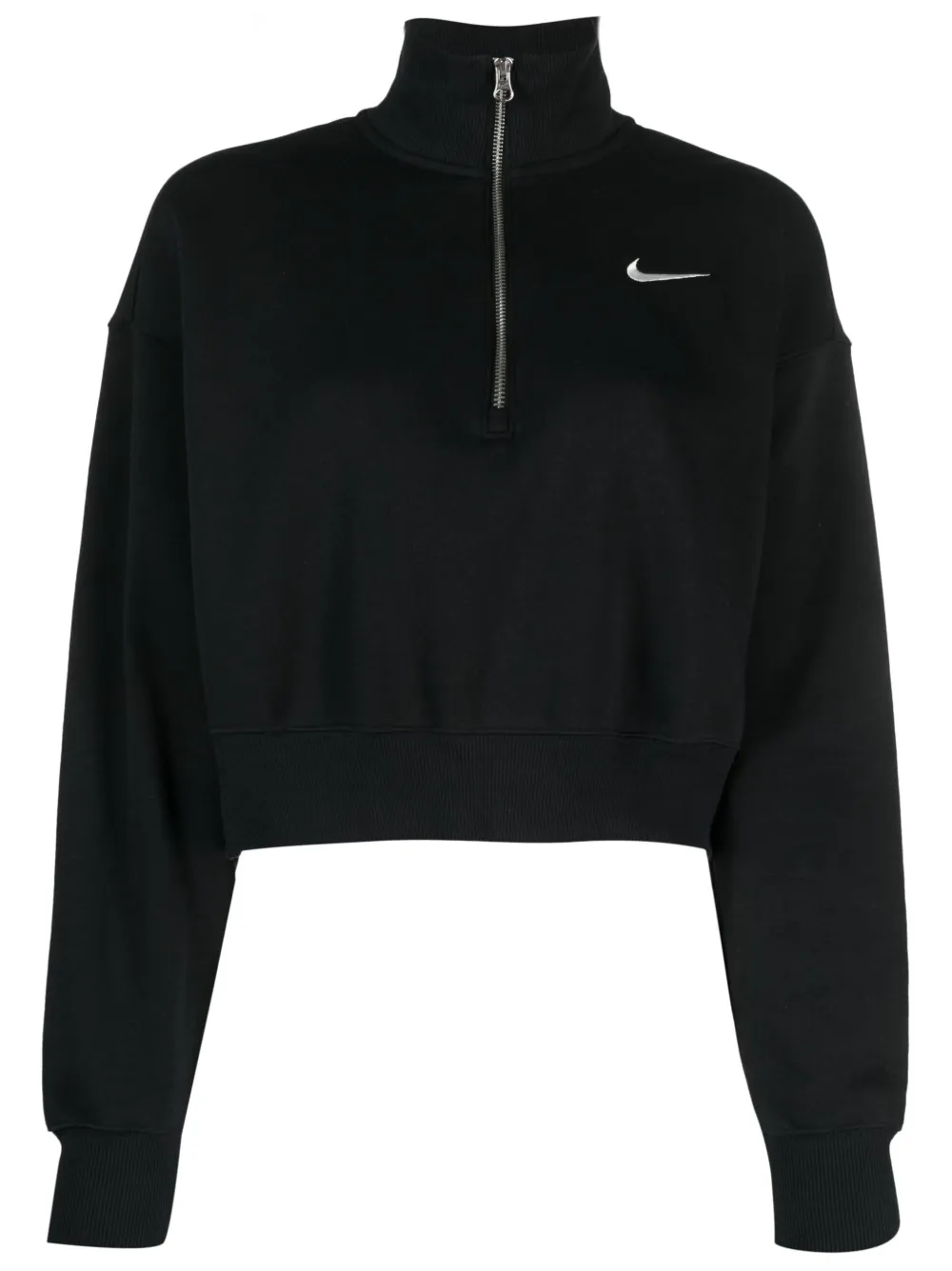 

Укороченная толстовка Phoenix на молнии Nike, черный
