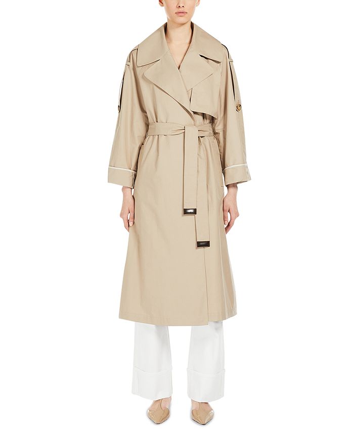 

Пальто Cube Utrench Max Mara, коричневый/бежевый