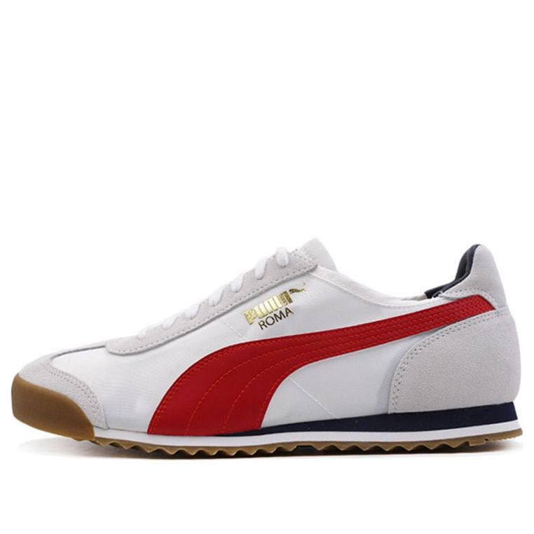 

Беговые кроссовки PUMA Roma Og Nylon 'White wine Red', красный