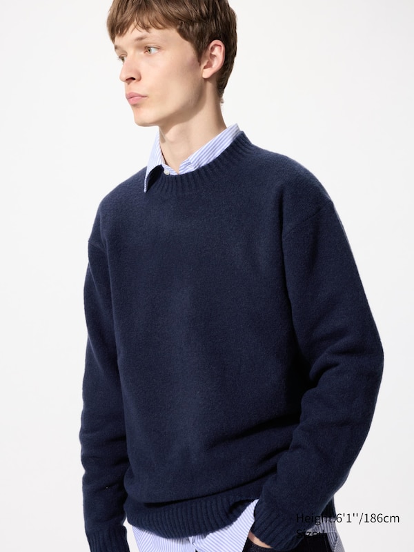 

Джемпер Soufflé с круглым вырезом Uniqlo, 69 navy