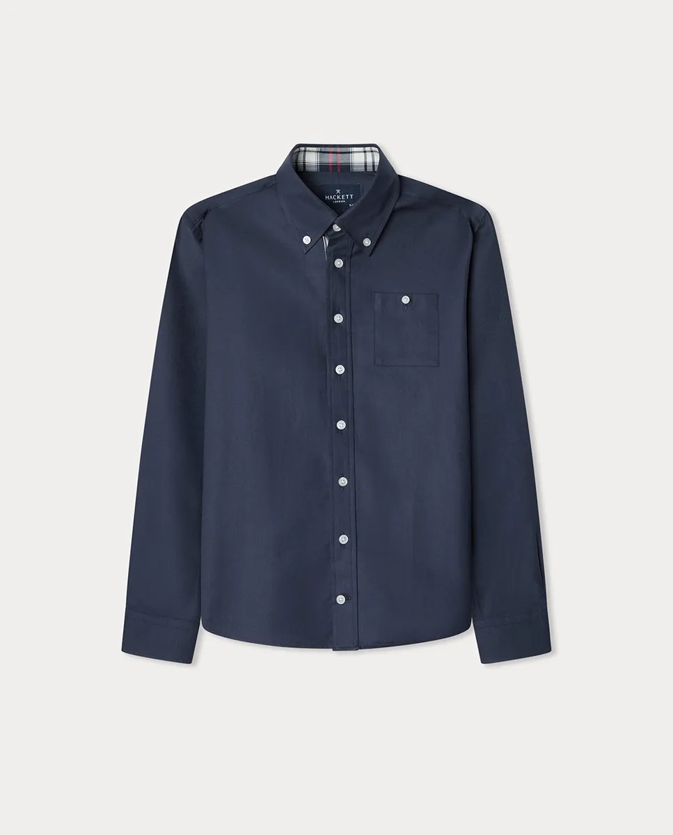 

Рубашка для мальчика Hackett, темно-синий