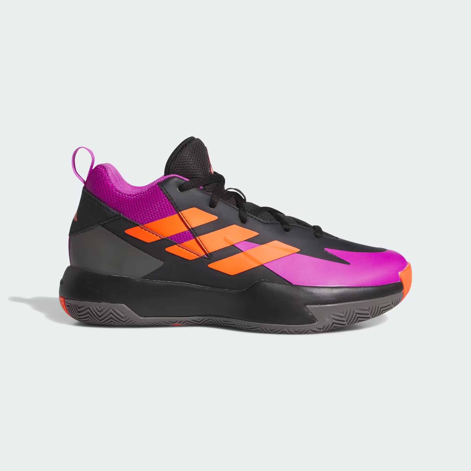 

Туфли средней высоты Cross 'Em Up Select для детей Adidas, цвет Core Black/Purple Burst/Impact Orange