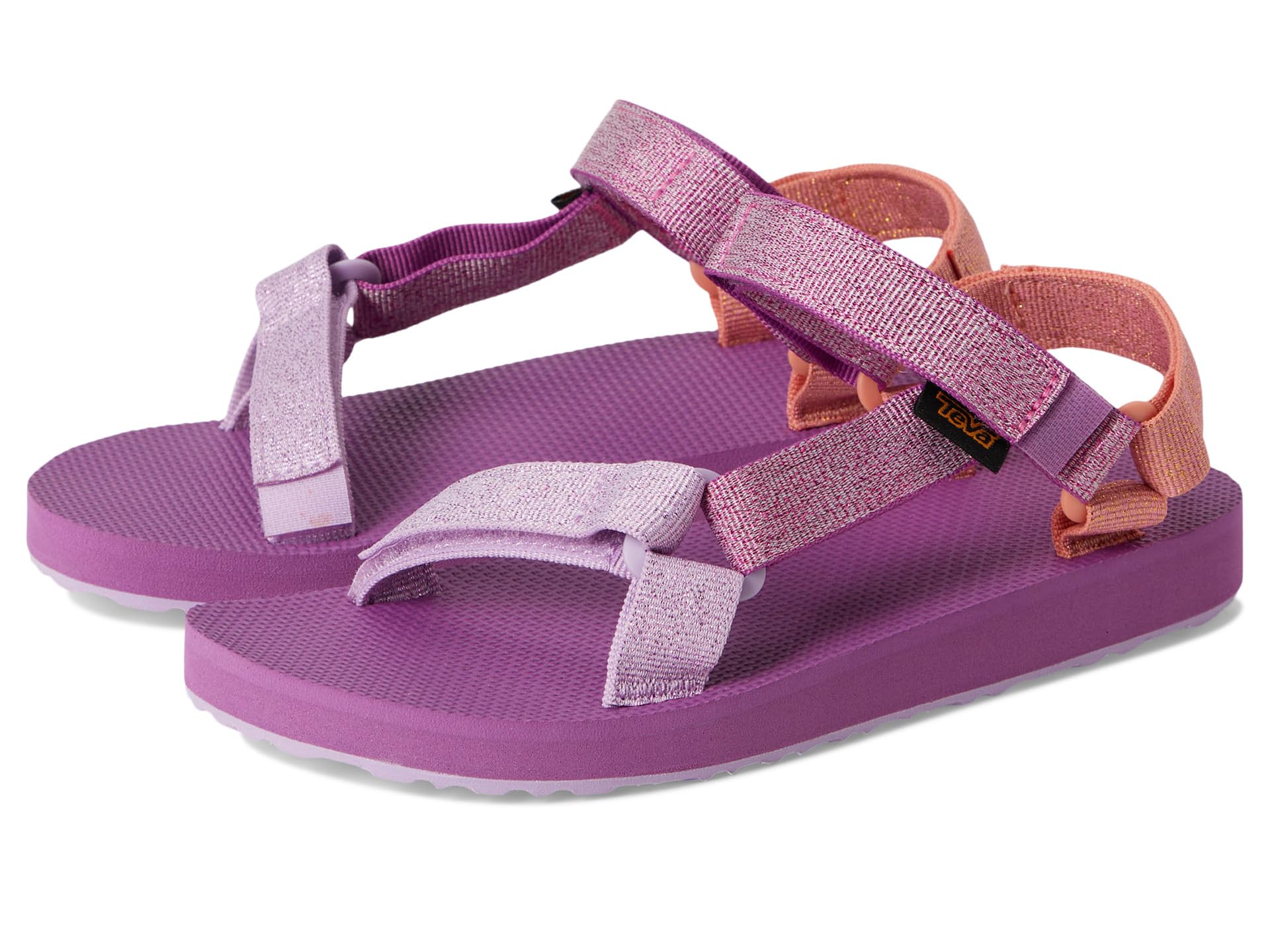 

Сандалии Teva Kids Original Universal Metallic, цвет Pink/Purple Multi