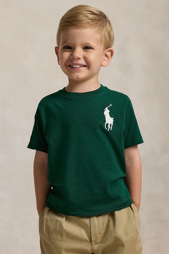 

Хлопковая футболка Polo Ralph Lauren, зеленый