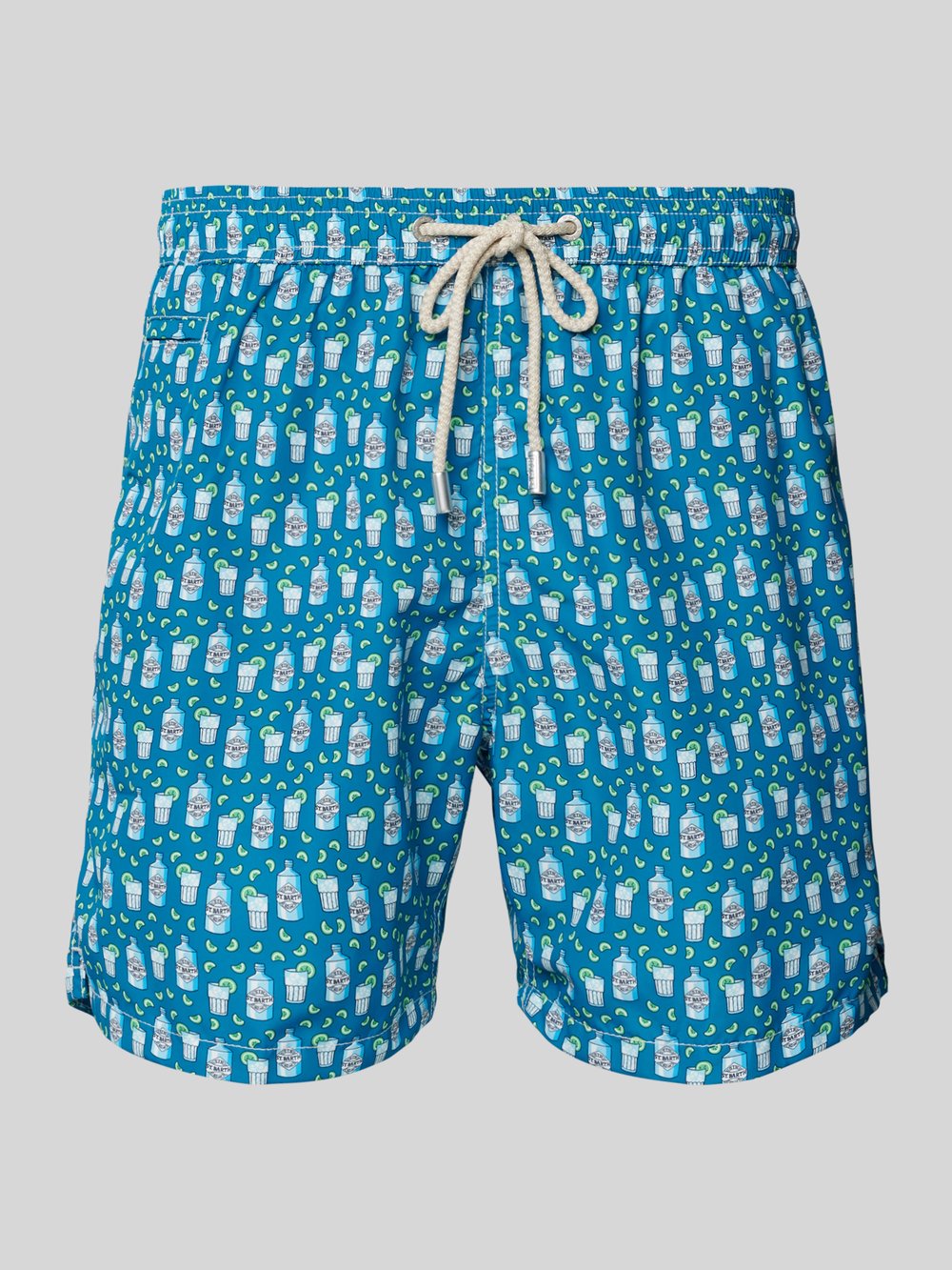 

Плавки-шорты прямого кроя с прорезным карманом MC2 Saint Barth