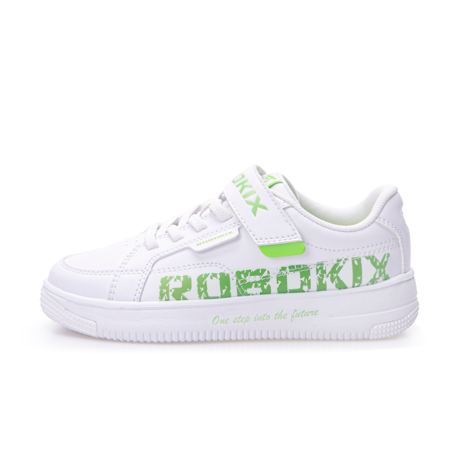 

Детские скейтерские кроссовки Kids ROBOKIX, белый/зеленый