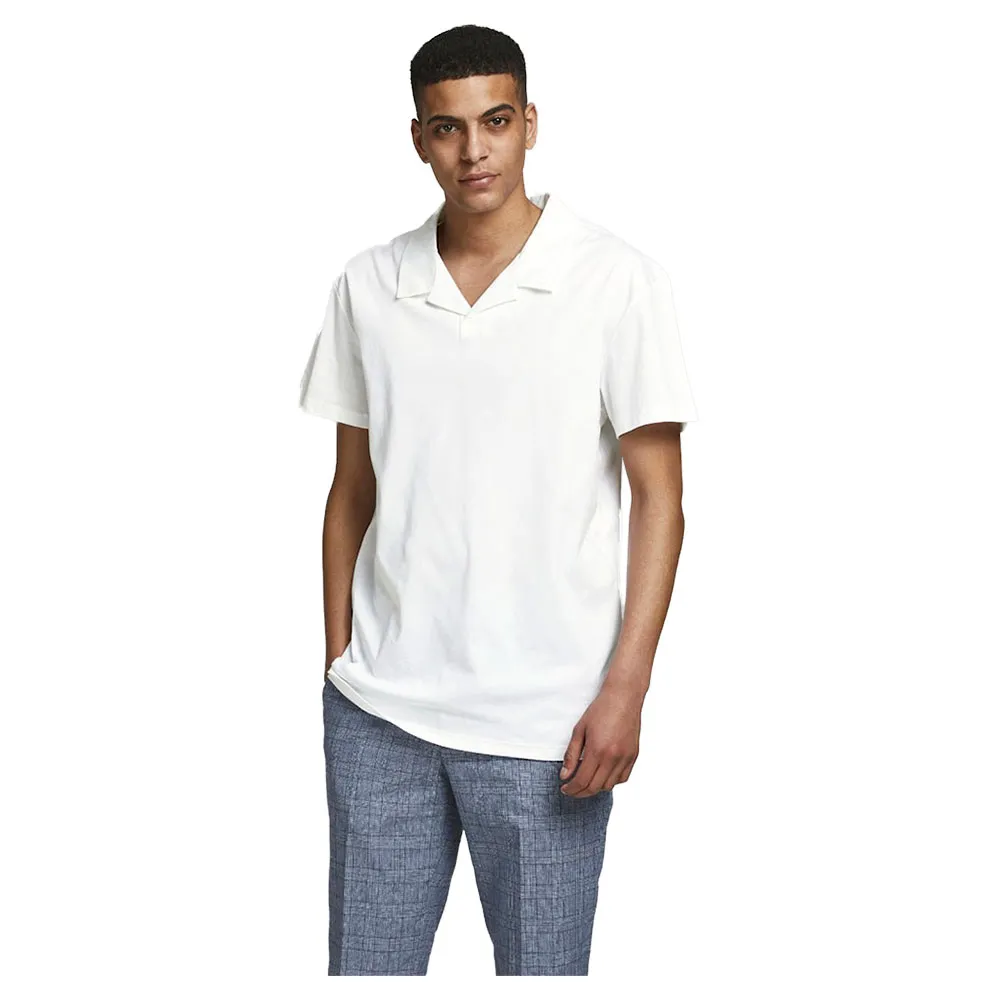 

Поло с коротким рукавом Jack & Jones Retro Resort Solid, белый