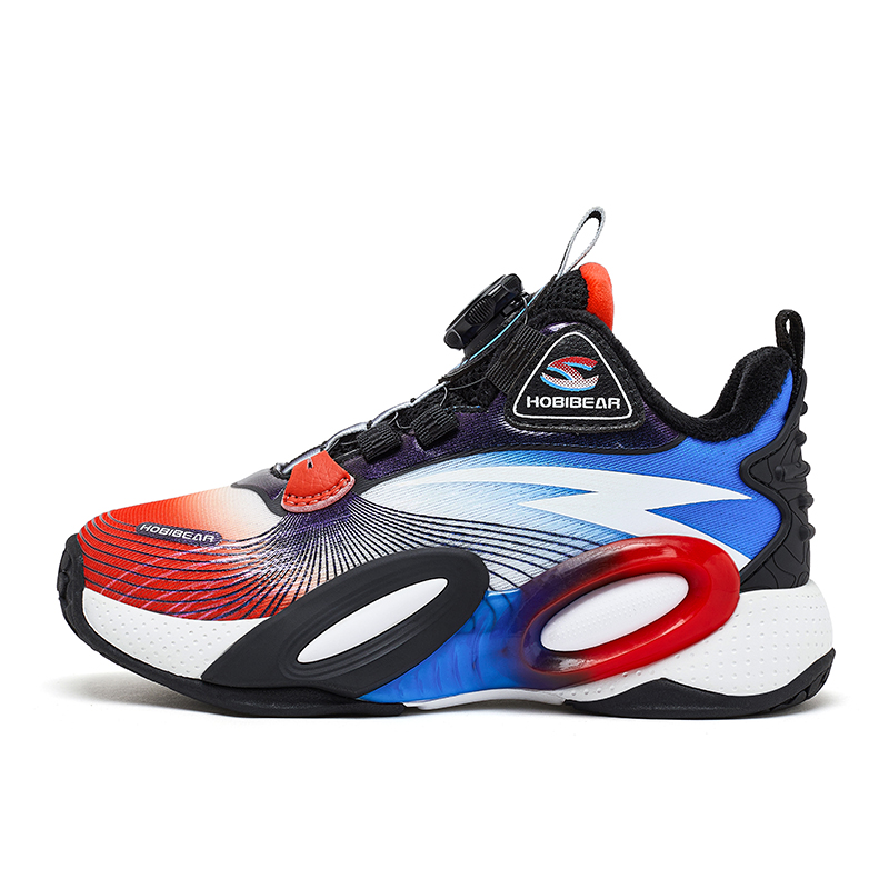 

Детские баскетбольные кроссовки среднего размера для подростков HOBIBEAR, красный/синий