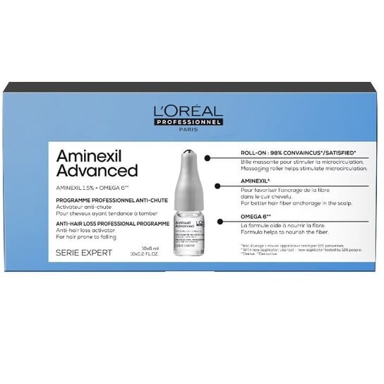 

Передовое лечение против выпадения волос, 10x6 мл L'Oréal Professionnel, Serie Expert Aminexil Advanced