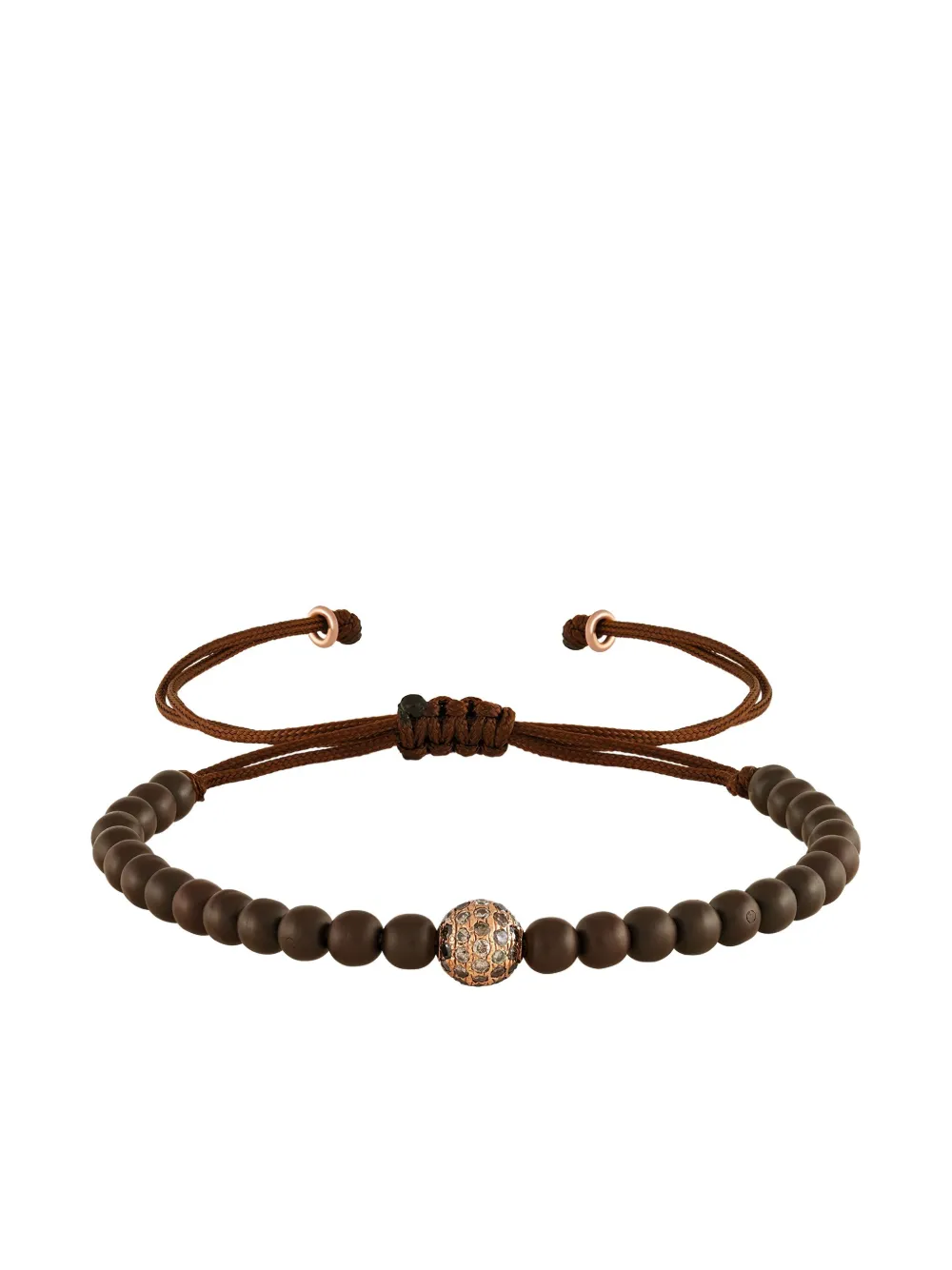 

Браслет из розового золота с бриллиантами Anil Arjandas, черный