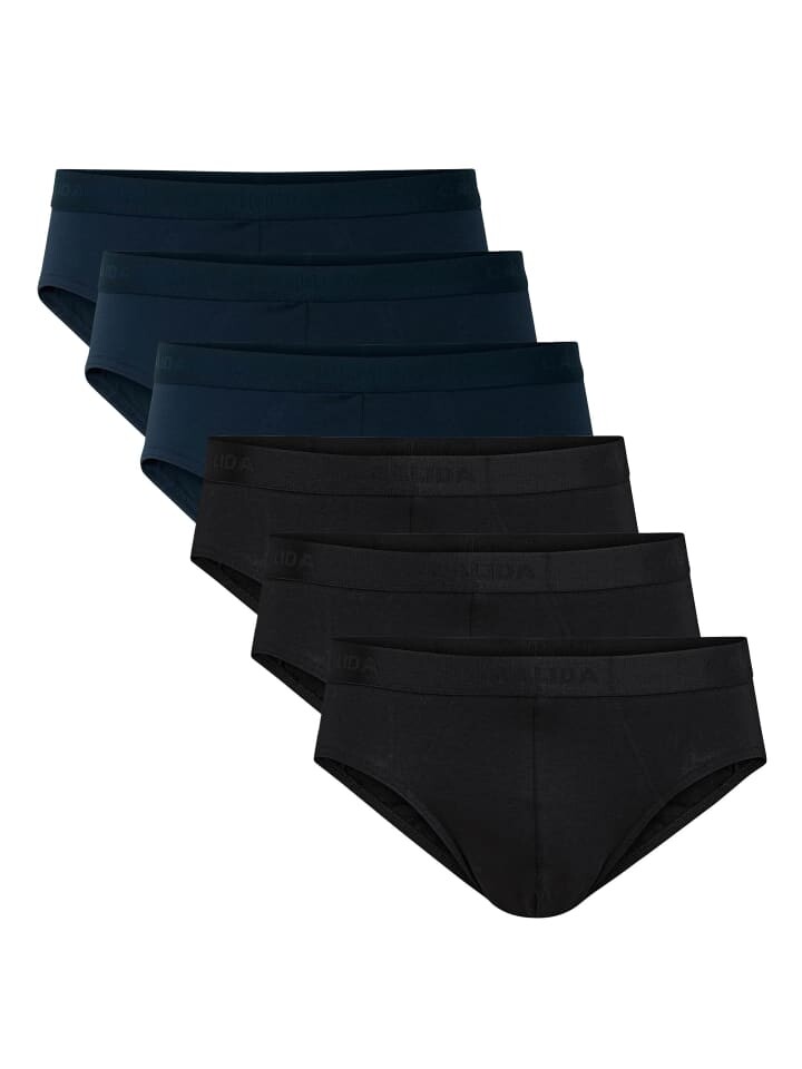 

Трусы Calida Slip 6er Pack, цвет Dunkelblau/Schwarz