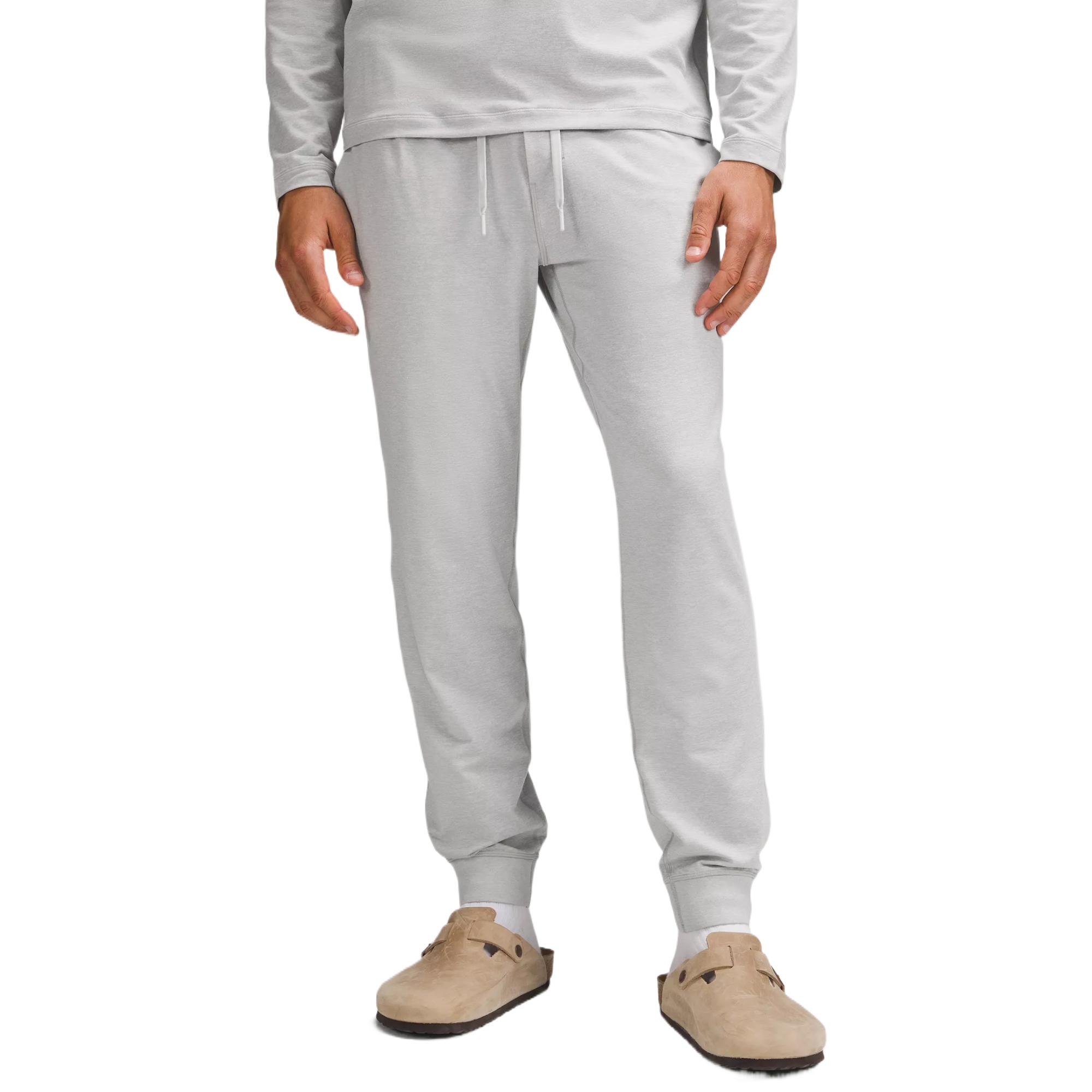 

Мягкие трикотажные спортивные штаны для мужчин Lululemon, мультиколор серебряный