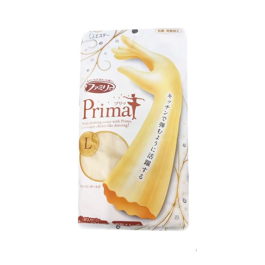 

Shaldan Перчатки ПВХ Family Prima Champagne Gold, размер L, Gold