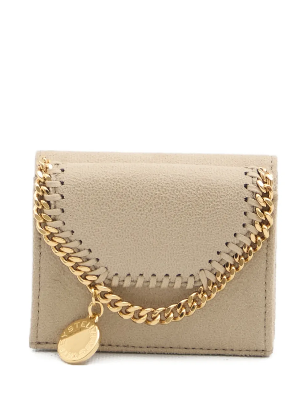 

Тройное складное портмоне Falabella с цепочкой Stella Mccartney, нейтральный