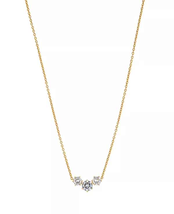 

Миниатюрное фронтальное ожерелье с кубическим цирконием, созданное для Macy's Eliot Danori, gold